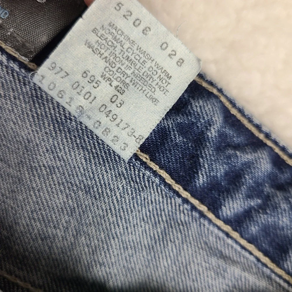 SilverTab Levi's Jeans Womens‎ 13S 13 Short Blue Neo Relaxed Boot Cut NWT NEW
